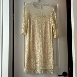 Max & Cleo cream lace dress
